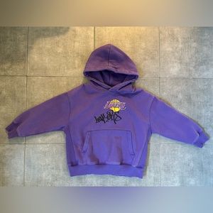 Kids Purple NBA Lakers Sweatshirt